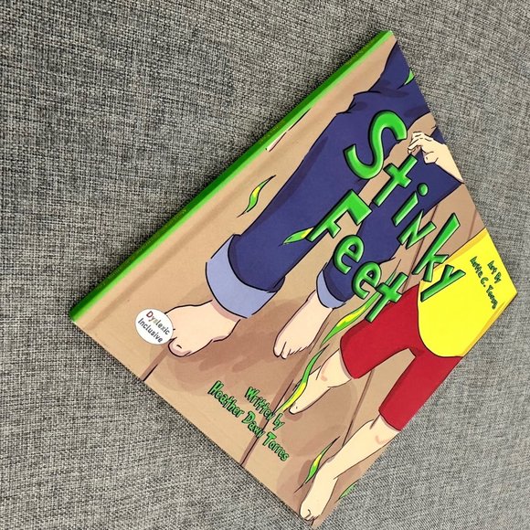 Stinky Feet Book Art By Anita C. Young Written by Heather Dawn Torres New - Picture 2 of 10